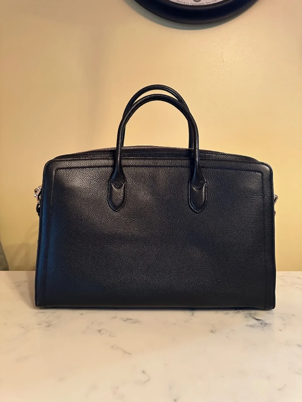Kate Spade Knott Commuter Laptop Bag Black Leather